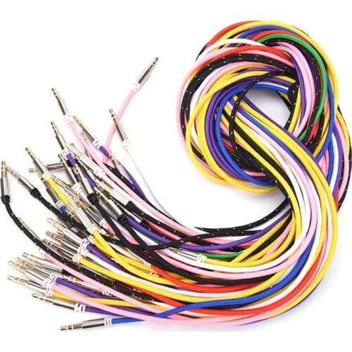 3.5mm Car audio cable Male to Male Car Aux Auxiliary Cord Stereo Audio Cable Phone