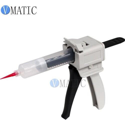 Free Shipping Dental Impression Mixing Glue Dispenser Dispensing Gun Caulking 30Cc/Ml With Plastic Cartridge