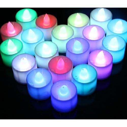 Free shipping candle shaped design LED plastic light Create romantic atmosphere LED light for wedding/party/holiday decoration