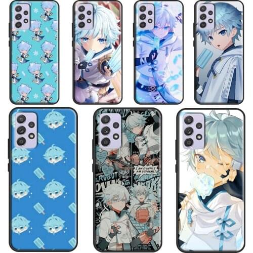 Genshin Impact chongyun Phone Case For Samsung Galaxy A52 A32 A42 A72 A12 A21S A20e A40 A50 A70 A31 A51 A71 A02S