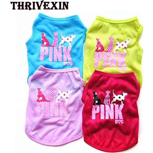 Cheap Dog Clothes Cute Dog Vest Shirt Pet Clothing for Dogs Costume Cotton Puppy Pet Cloth for Small Dogs Outfits Ropa Perro