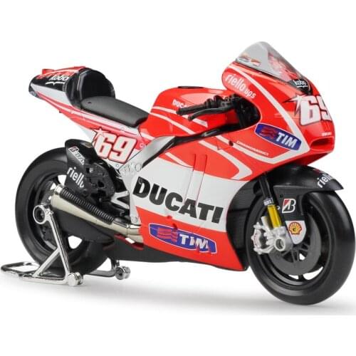 Maisto 1:10 Diecast 2018 Racing Desmosedici 69 RR Factory Racing Team High Simulation Motorbike Alloy Metal Model Motorcycle