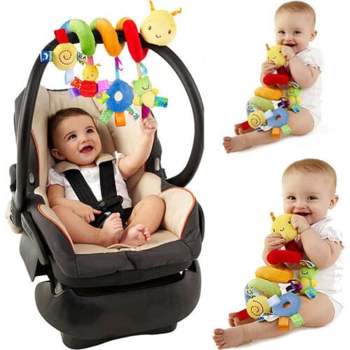Cute Activity Spiral Stroller Car Accessories Seat Travel Lathe Hanging Toys Baby Rattles Toy Hot