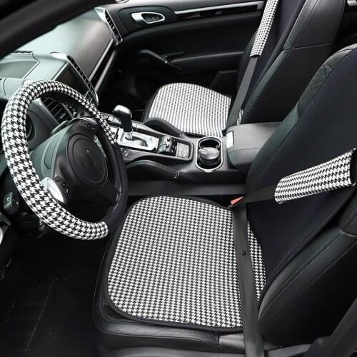 Car Seat Sets Auto Cushion Seats For Women Car Goods Decor Interior Accessories All-season Universal Seats Cushion Mats