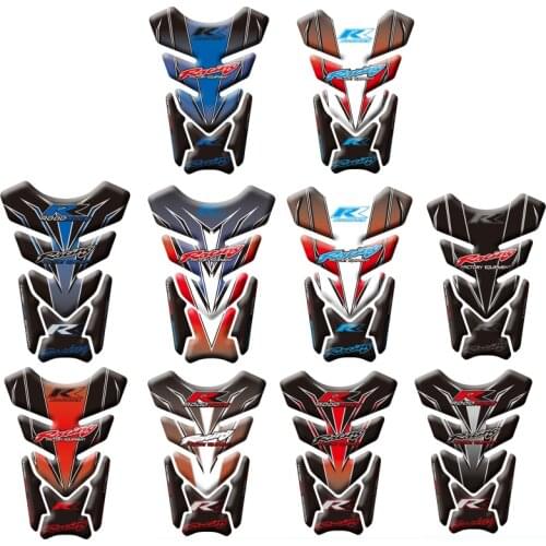 Motorcycle Tank Pad Protector Sticker Fish Bone Sticker 3D Tank Pad For Honda CB600F CB900F 1000RR 98 - 13 99 00 01 02 03 04 05