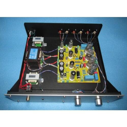Hetian Mao 6N8P+6N9P bile pre-amplifier, left and right channel high voltage independent voltage regulation, sound is very good