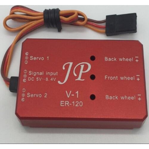 RC All Metal Retractable Landing Gear Geared motor V1/V2 Controller For Fixed-wing Aircraft Air Plane