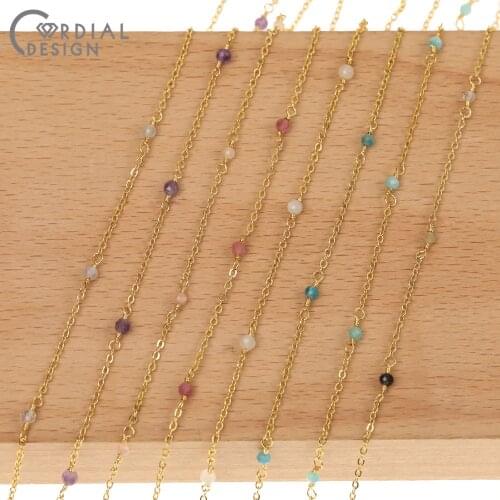 Cordial Design Jewelry Accessories/Natural Stone/Hand Made/DIY Parts/Chains Making/Copper Chain/Jewelry Findings & Components