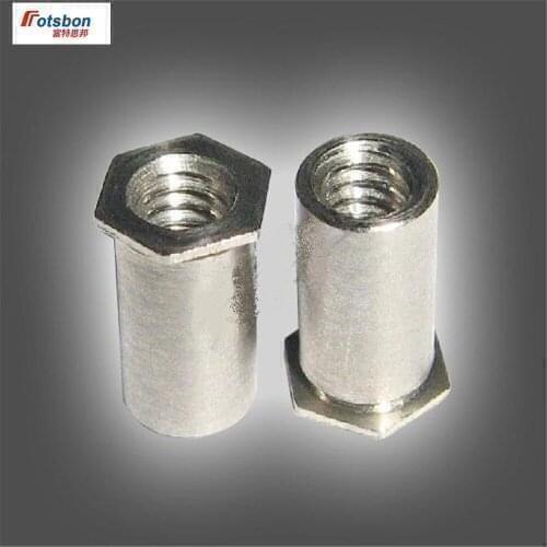 SOA-632-26 Thru-hole Threaded Standoffs Self Clinching Crossing Crimped Standoff Server Cabinet Rivet Sheet Metal PEM Standard