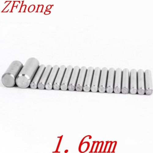 200pcs diameter 1.6mm stainless steel dowel pin location pin stop pin length 3mm to 10mm