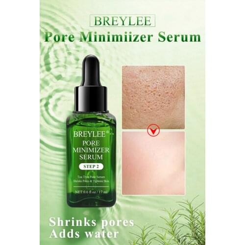 Tea Tree Pore Shrinking Face Serum Natural Cure Acne Scar Removal Whitening Repair Acne Face Care Moisturizing TSLM1