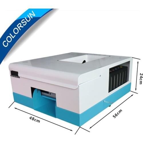 Colorsun Upgrade automatic pvc card printer for 86mm*54mm,70mm*100mm,80mm*110mm,102mm*148mm inkjet PVC id card printing machine