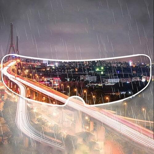 Universal Motorcycle Motorbike Helmet Visor Lens Anti-Fog Clear Film Sticker Anti-Fog Easy to Install Helmet Visor Film