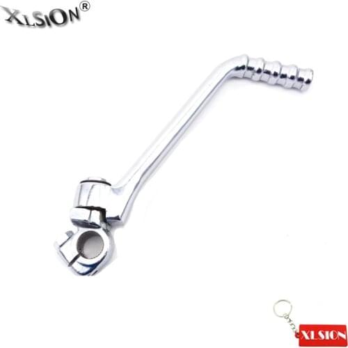 XLSION Aftermarket 16mm CNC Chromed Kick Starter Lever For 140cc 150cc 160cc Pit Dirt Bike YX YCF SSR SDG GPX
