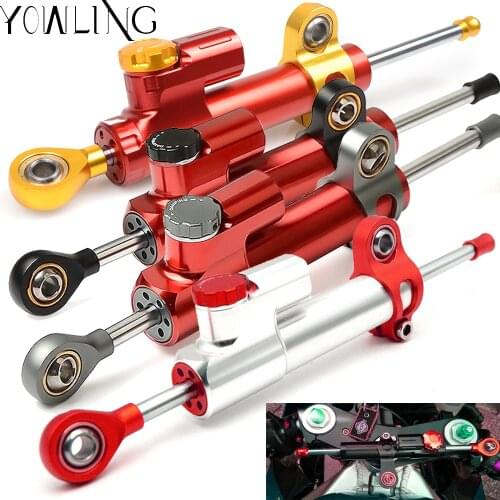For Aprilia RSV MILLE RS125 RSV4 1000 R RR Factory ABS Motorcycle cnc Universal For Stabilizer Damper Complete Steering Mounting