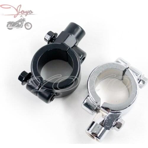 25mm 1" Motorcycle Handlebar Mirror Mount Clamp Clip Base For Honda Steed Shadow Magna VTX1300 1800 Kawasaki Vulcan