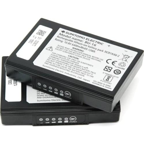 2pcs/lot Original Sumitomo BU-16 battery pack 10.8V 6400mAh for Sumitomo T-72C T-82C T72M Type 72C 82C Fusion Splicer Welder