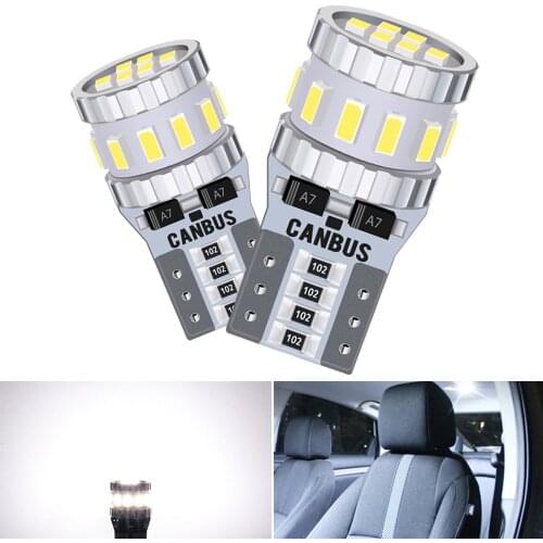 2X T10 W5W Led Bulb 194 168 CANBUS Car Interior Light For Subaru Forester Legacy Impreza XV Outback BRZ sti GMC Fiat 500 Stilo