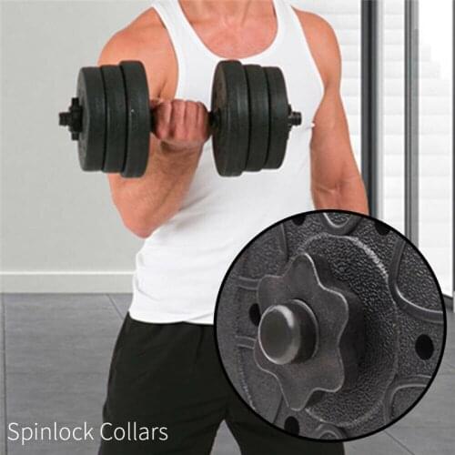 4pcs Dumbbell Barbell Collar Clips Clamp Gym Dumbbell Fitness Hex nutsSuitable for 25MM Dumbbell Accessories