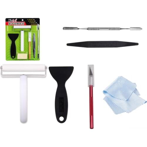 6 IN 1 Phone Repair Tool Set OCA Manual Roller Metal Knife Plastic Pry for Phone Disassembly Hand Tool