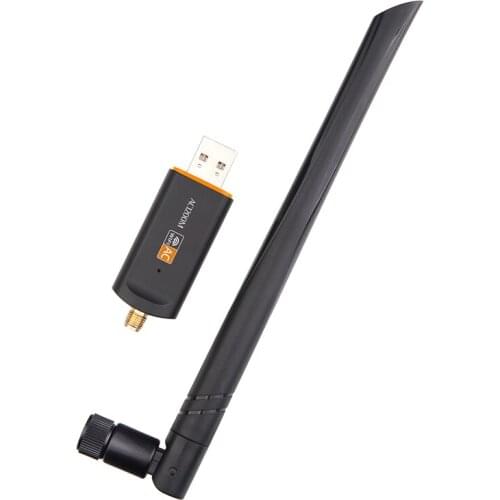 Pix-Link 1200Mbps USB wireless Wifi Adapter 2.4GHz 5GHz with Antenna Dual Band PC Mini Computer Network Card