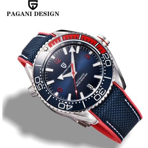 PAGANI DESIGN Watch For Men Mechanical Automatic Watches Sapphire Crystal 100M Waterproof Fashion Sports Clock Relogio Masculino