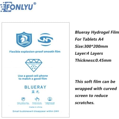 FONLYU Mobile Phone Ipad Anti Blue Flexible Hydrogel Film Flat Curved Screen Film Apply For Film Cutting Machine F140 F150 F200
