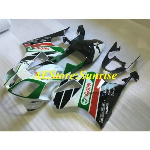Motorcycle Fairing kit for HONDA VTR1000 SP1 00 01 02 03 VTR VFR 1000 2000 2001 2003 ABS white green Fairings set+gifts HZ02