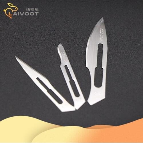 Laivoot stainless steel sterile Surgical blade no.11 no.15 no.23 original feather blade 10PCS