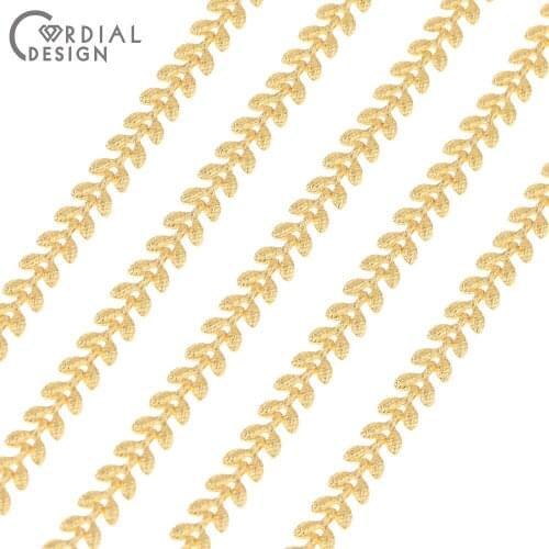 Cordial Design Copper Chain/Jewelry Accessories/Chains For Bracelets/Hand Made/Jewelry Findings & Components/DIY Necklace Chains