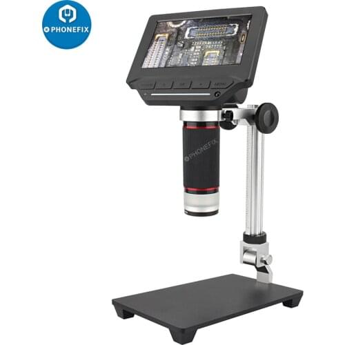 4.3 inch Digital LCD USB Microscope Endoscope Record 1000X Magnification Zoom Storage Camera Video Recorder for PCB Soldering