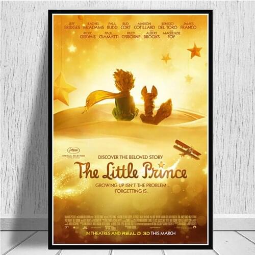 Hd Prints Painting Modular 1 Piece The Little Prince Pictures Movie Canvas Wall Art Home Decor Modern Bedside Background Poster