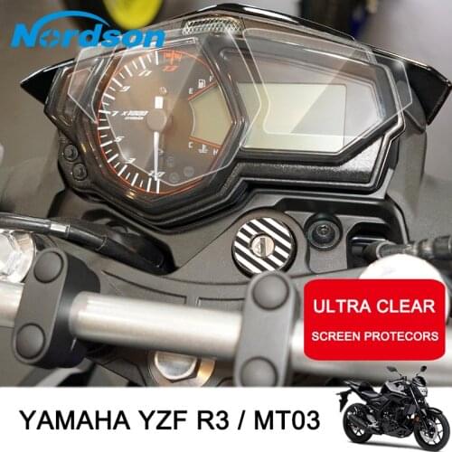 Nordson Cluster Scratch Cluster Screen Protection Film Protector for YAMAHA MT 03 MT03 MT-03 YZF R3 YZFR3 YZF-R3 2015 2016 2017