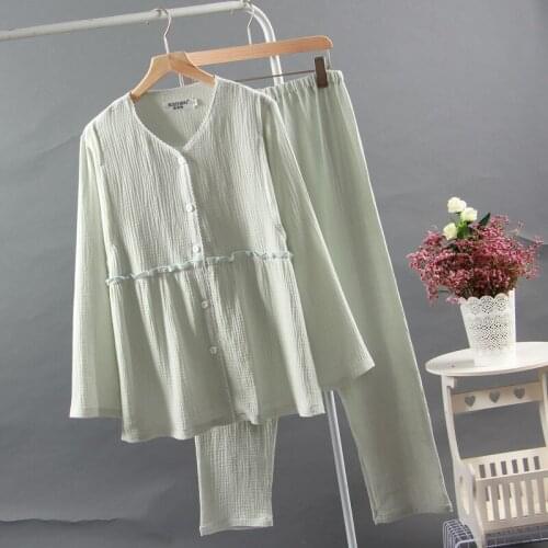 Maternity Sleepwear Nursing Tops + Pants Sets Breatfeeding Clothes Pajamas For Pregnant Women Home Wear