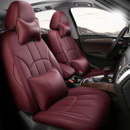 Custom cowhide car seat cover for Ford mustang Edge Escape Focus Mondeo Kuga S-MAX Ranger accesorios para auto goods car styling