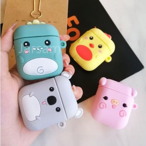Cartoon koala for airpod Wireless Earphone Case For AirPods 2 Silicone Charging Headphones Case for Airpods Protective Cover