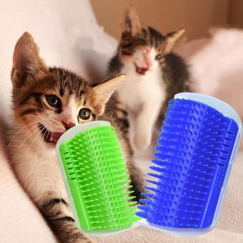 Cats Brush Corner Cat Massage Self Groomer Comb Brush Cat Rubs the Face with a Tickling Comb Cat Product Dropshipping