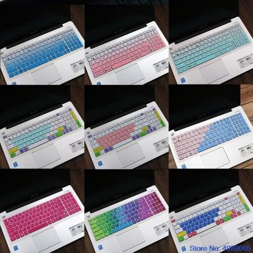 For ASUS VivoBook X543U X543MA X543UA X543UB X543M For ASUS ASUSPRO P2530 P2530U Silicone Protective Laptop 15.6'' Keyboard Skin