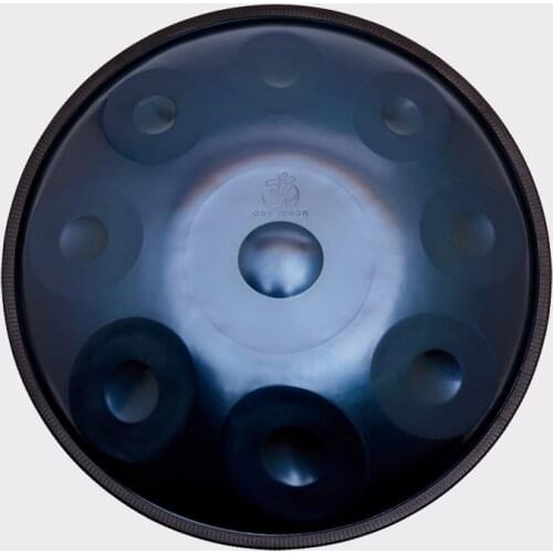 Steel tongue drum tambourine color ethereal handdisc handmade musical instrument