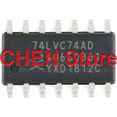 10pcs nexperia 74LVC74AD SOIC-14 Reset function Double D type positive edge trigger 74LVC74