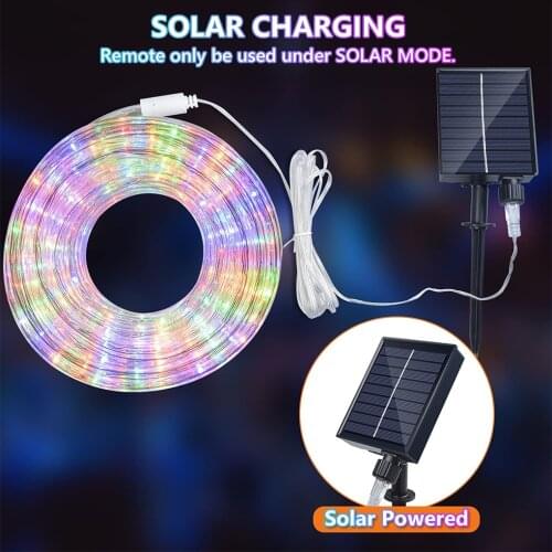 Solar String Lights Outdoor 32m 100/300 LED Landscape Yard Pathway Garden Decorative Lights Colorful Party Solar Lamp 12-22m