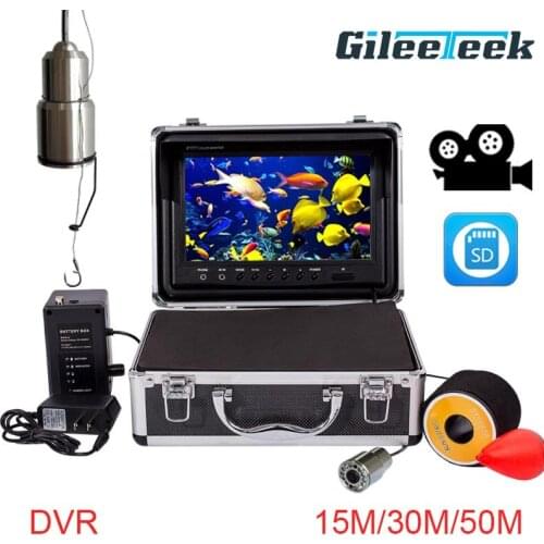 WF39 waterproof underwater inspection night vision white light camera with 9-inch display and suitcase, synchronous display