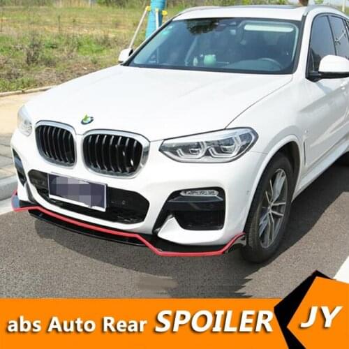For BMW X3 Body kit spoiler 2018-2020 For BMW X3 X4 G02 G01 4D ABS Rear lip rear spoiler front Bumper Diffuser Bumpers Protector