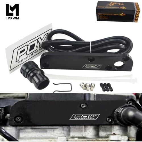 Billet PCV Delete Plate Kit Revamp Adapter for Volkswagen(VW)/Audi/SEAT/Skoda EA113 Engines with PQY logo TSB01