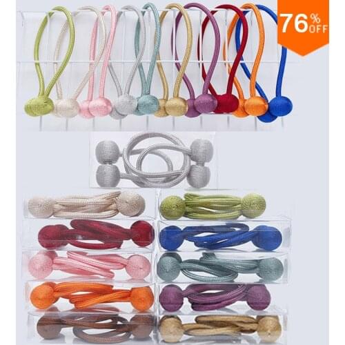 Curtain holdback magnetic tie back rope clip de curtain holdbacks ties curtains magnet embrasse rideaux magnetic curtain holder