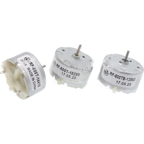 Mabuchi DC 6V 7.2V 9V 12V Micro RF-500TB-12560 Motor 5500RPM Precious Metal Brush Engine Mini 32MM DIY Electric Humidifier Alarm
