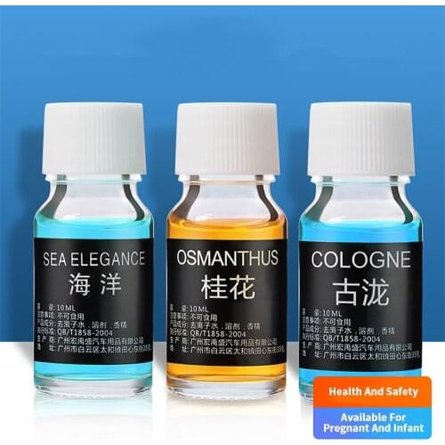 10ml Car Aromatherapy Perfume Parfum Natural Plant Essential Oil Fragrance for Car Air Freshener Humidifier Diffuser Purifier