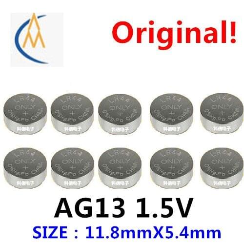 10PCS AG13 1.5V button battery l1154 / LR44 / 303 / 357a / 76a caliper alarm clock toy accessories