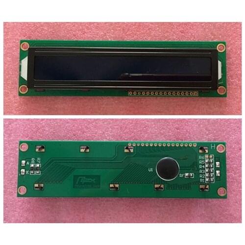 16PIN Parallel 1601 LCD Big Character Screen Module SPLC44780C Controller 5V Blue Backlight White Word