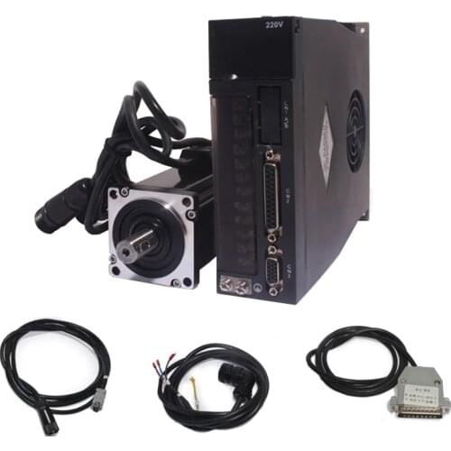 60ST series servo motor kit servo drive A1-SVD-15A+ac servo motor 60ST-M01330 Motor 220vCan do 485 interface